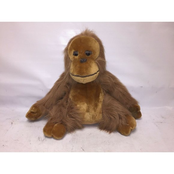 Plush Orangutan Monkey - Classic Toy Company - Long hair / Leather - Picture 1 of 10